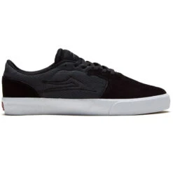 Lakai Cardiff Shoes - Black/Grey Suede