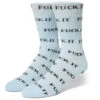 HUF Fuck It Socks - Sky 2 HUF Fuck It Socks - Sky -Famous Skate Shop 196377083316 1