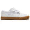 Lakai Youth Griffin Shoes - White/Gum Suede -Famous Skate Shop 196377097801 1