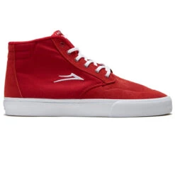 Lakai Riley 3 High Shoes - Red Suede