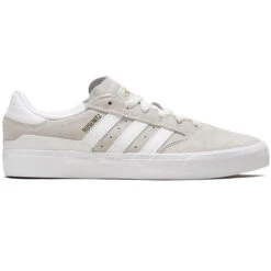 Adidas Busenitz Vulc II Shoes - Crystal White/White/Gold Metallic