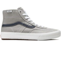 Vans Crockett High Shoes - Suede/Nubuck Grey/Blue
