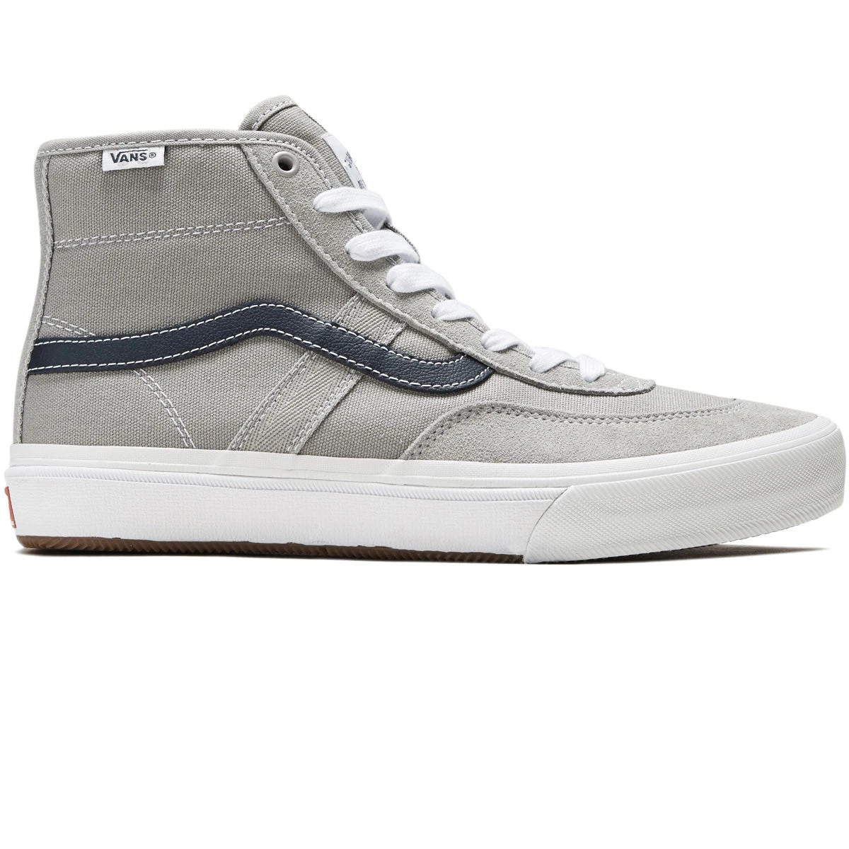 Vans Crockett High Shoes - Suede/Nubuck Grey/Blue 3 Vans Crockett High Shoes - Suede/Nubuck Grey/Blue