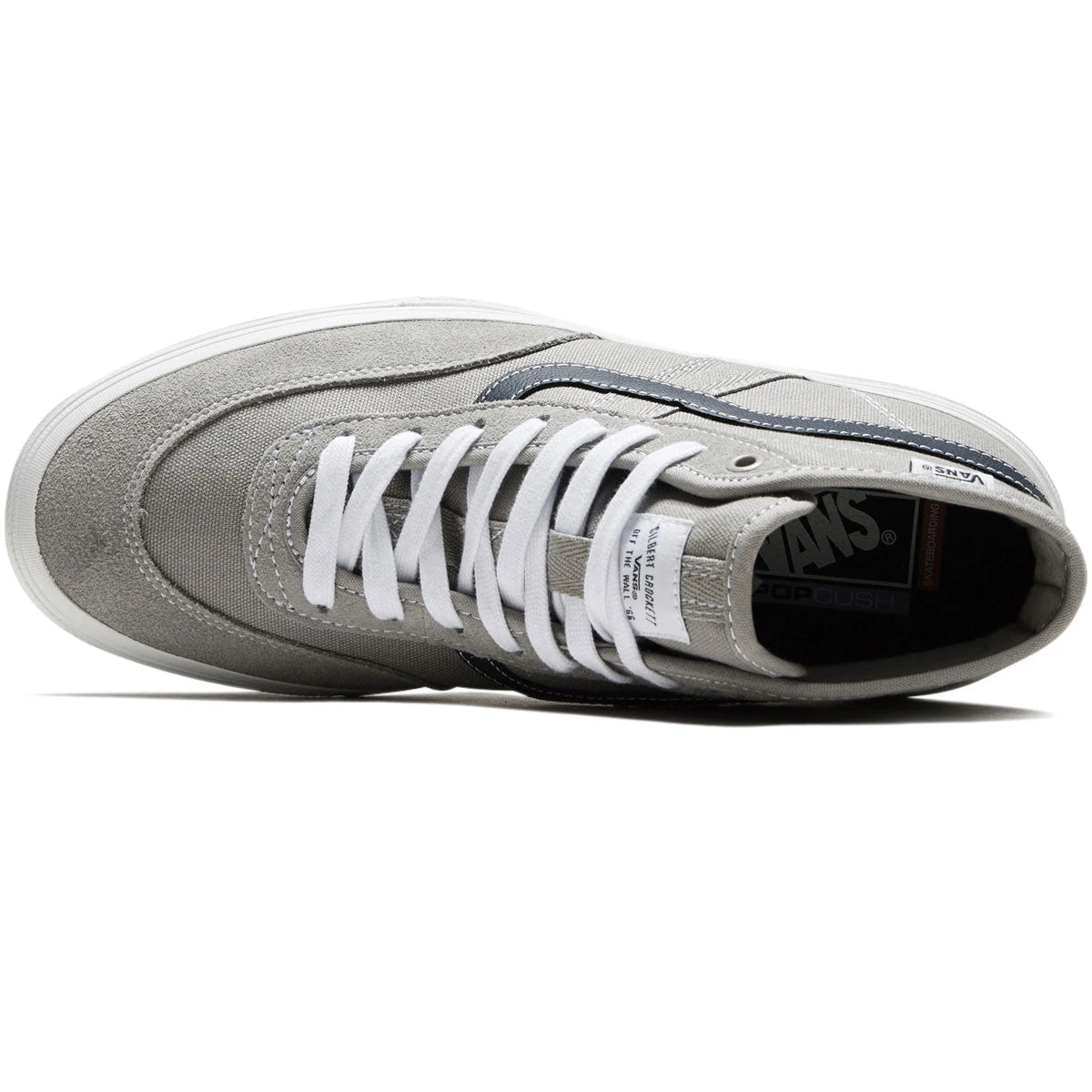 Vans Crockett High Shoes - Suede/Nubuck Grey/Blue 5 Vans Crockett High Shoes - Suede/Nubuck Grey/Blue - Image 3