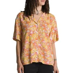 Vans Womens Resort Floral Woven Shirt - Sun Baked