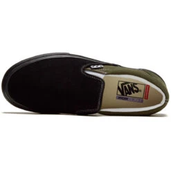 Vans Skate Slip-on Shoes - Black/Grape Leaf -Famous Skate Shop 196573392694 3