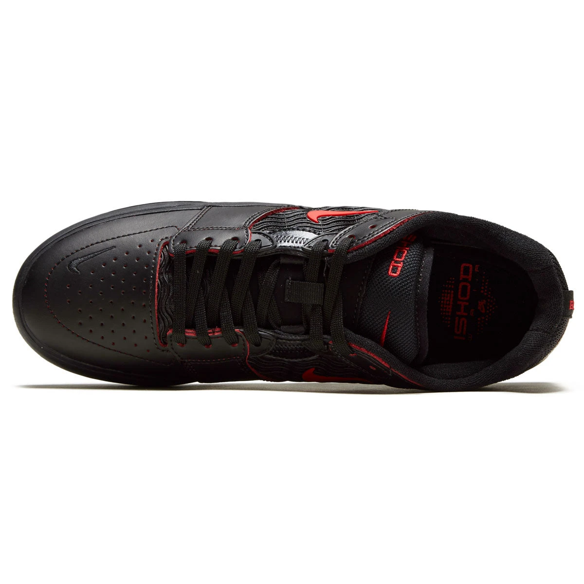 Nike SB Ishod Premium Shoes - Black/University Red/Black/Black 5 Nike SB Ishod Premium Shoes - Black/University Red/Black/Black - Image 3