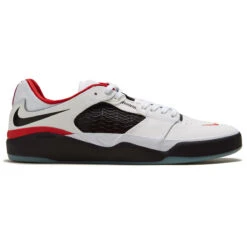 Nike SB Ishod Premium Shoes - White/Black/University Red/Black