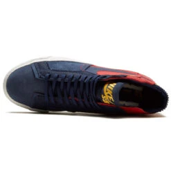 Nike SB Zoom Blazer Mid Prm Shoes - University Red/Midnight Navy -Famous Skate Shop 196606206820 3