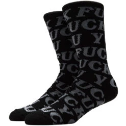 RIPNDIP Fuckin Fuck Socks - Black