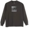 Polar Magnetic Field Long Sleeve T-Shirt - Dirty Black -Famous Skate Shop 5056336660864 1
