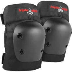 Triple Eight Street 2 Pack Pads - Black -Famous Skate Shop 604352605021 3