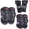Triple Eight Saver Series High Impact 3 Pack Of Pads - Charcoal Camo -Famous Skate Shop 604352611244 1