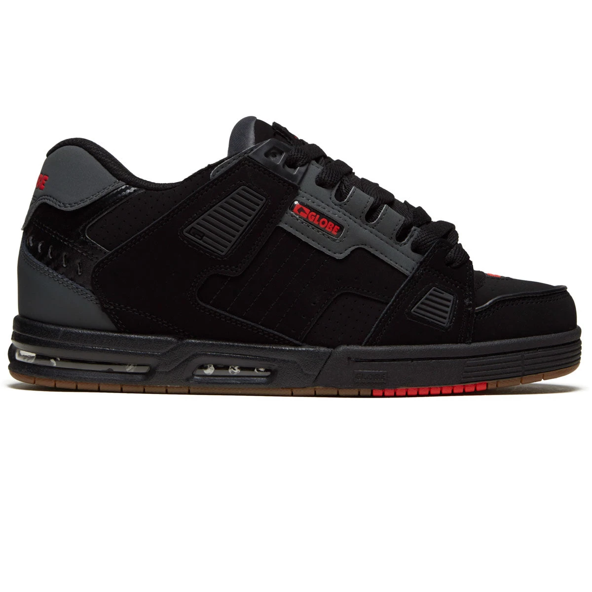Globe Sabre Shoes - Black/Charcoal/Red 3 Globe Sabre Shoes - Black/Charcoal/Red