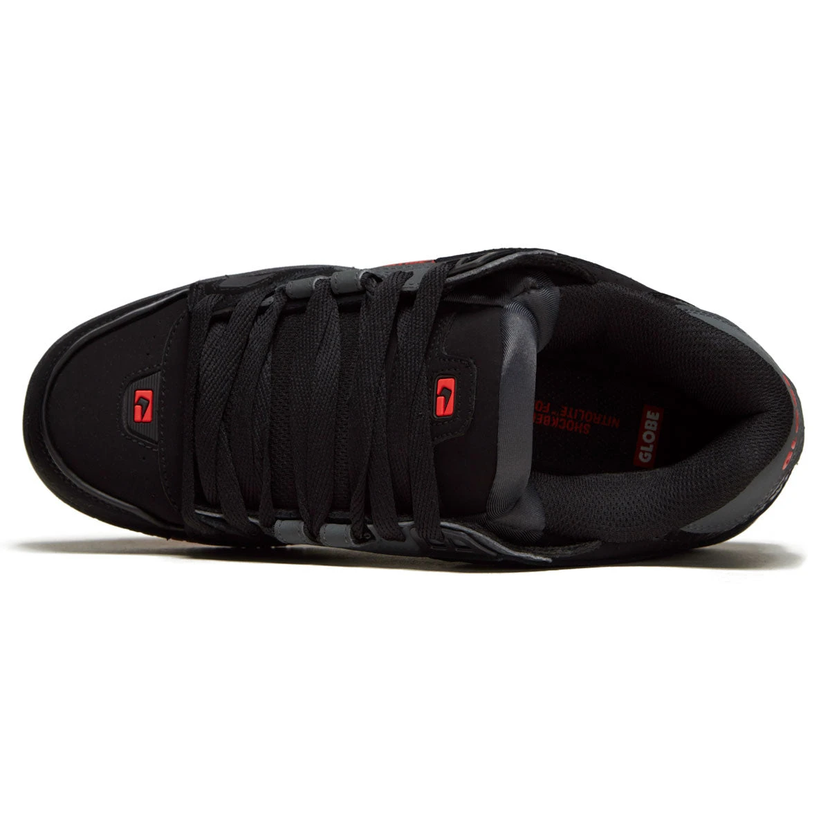 Globe Sabre Shoes - Black/Charcoal/Red 5 Globe Sabre Shoes - Black/Charcoal/Red - Image 3