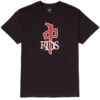 RDS Og T-Shirt - Black/Red -Famous Skate Shop 628000509363 1