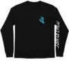 Santa Cruz Screaming Hand Long Sleeve T-Shirt - Black -Famous Skate Shop 659641777835 1