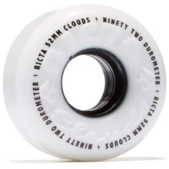 Ricta Clouds 92a Skateboard Wheels - Black - 52mm