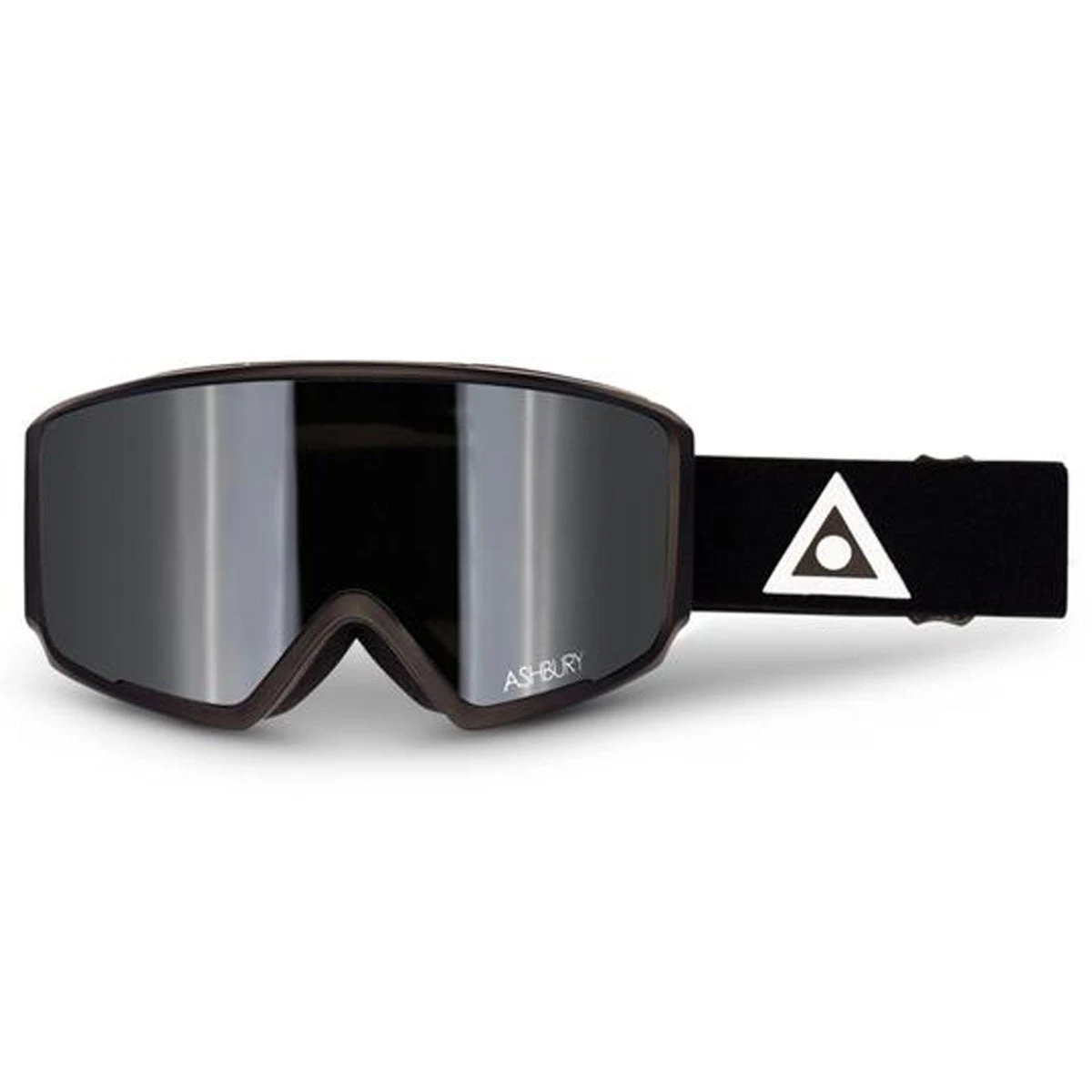 Ashbury Arrow Black Triangle Snowboard Goggles - Silver Mirror/Yellow Spare 3 Ashbury Arrow Black Triangle Snowboard Goggles - Silver Mirror/Yellow Spare