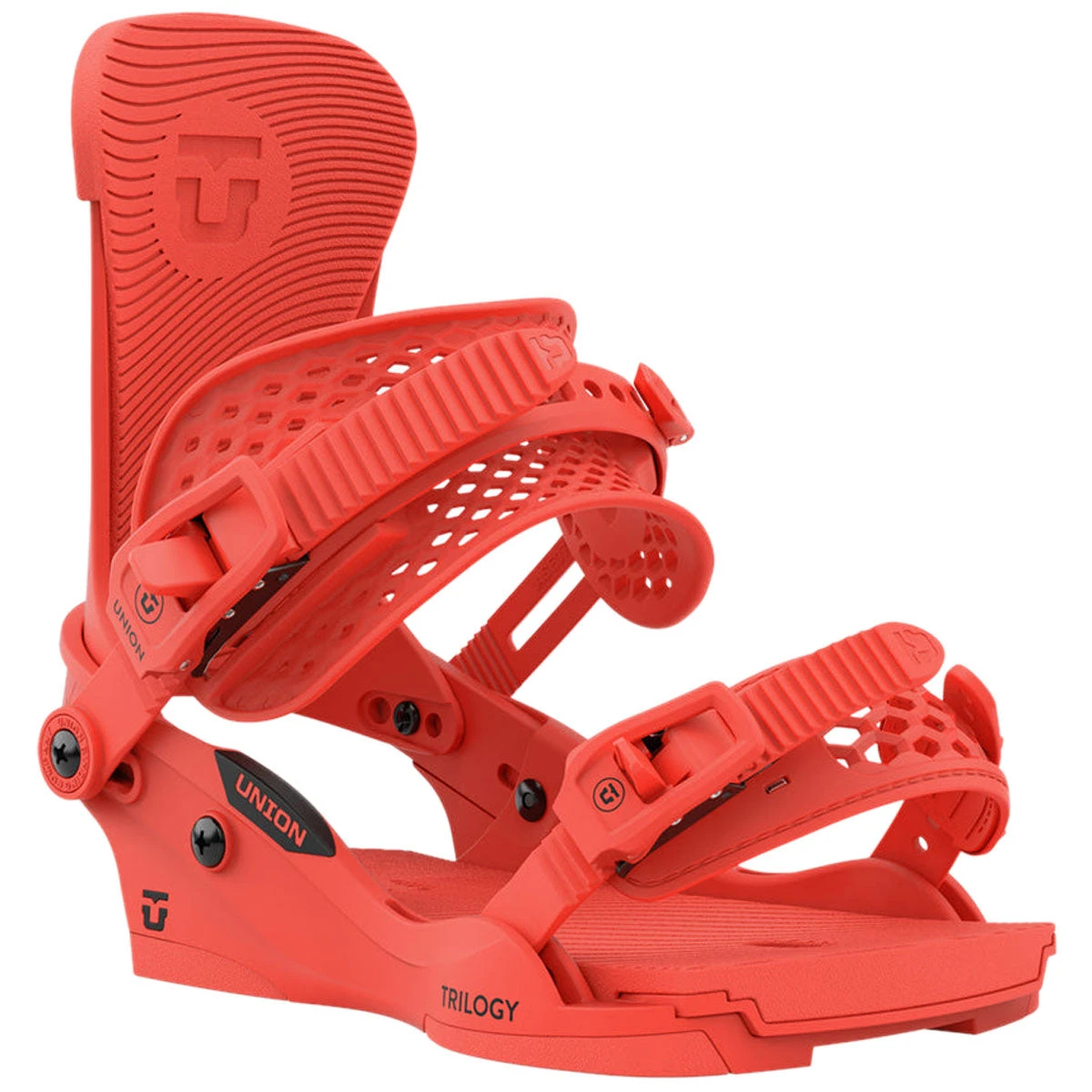 Union Womens Trilogy 2023 Snowboard Bindings - Coral 4 Union Womens Trilogy 2023 Snowboard Bindings - Coral - Image 2