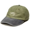Autumn Pre Washed Canvas Two Tone Snapback Hat - Army -Famous Skate Shop 810099824841 1