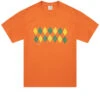 Frog Total Argyle T-Shirt - Dark Orange