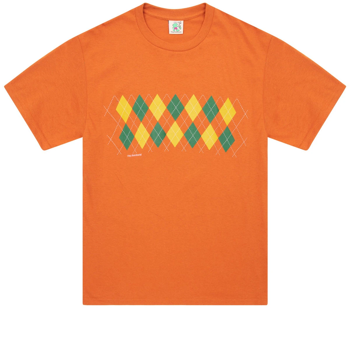 Frog Total Argyle T-Shirt - Dark Orange 3 Frog Total Argyle T-Shirt - Dark Orange