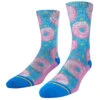 Merge4 Donut Pastry Crew Socks - Hanna Minck/Pink/Blue -Famous Skate Shop 816252027548 1