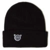 Pig Wharf Beanie - Black 1 Pig Wharf Beanie - Black -Famous Skate Shop 827059372557 1