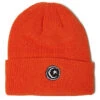 Foundation Star And Moon Beanie - Orange -Famous Skate Shop 827059384697 1