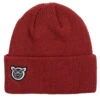 Pig Wharf Beanie - Red 1 Pig Wharf Beanie - Red -Famous Skate Shop 827059389630 1