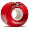 Powell Peralta Powell-Peralta Clear Cruisers 80A Skateboard Wheels - Red - 55mm -Famous Skate Shop 842357122291 1