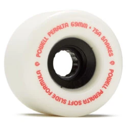 Powell Peralta Powell-Peralta Snakes 75A Longboard Wheels - White - 69mm