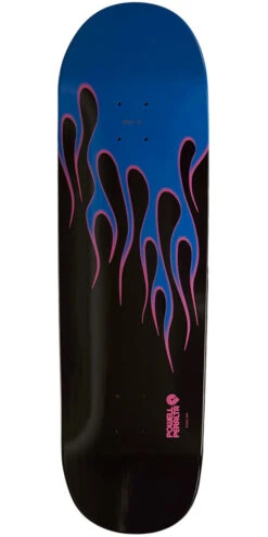 Powell Peralta Nitro Hotrod Flames Shape 094 Skateboard Deck - Blue/Black - 9.375"