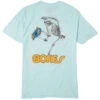 Powell Peralta Powell-Peralta Skateboard Skeleton T-Shirt - Teal Ice -Famous Skate Shop 842357177727 1