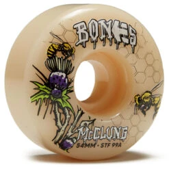 Bones X Etnies Trevor McClung 99A V5 Sidecut Skateboard Wheels - 54mm