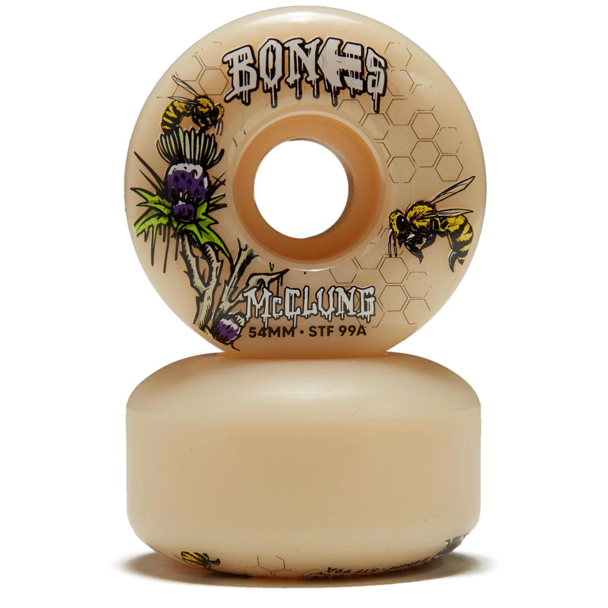 Bones X Etnies Trevor McClung 99A V5 Sidecut Skateboard Wheels - 54mm 4 Bones X Etnies Trevor McClung 99A V5 Sidecut Skateboard Wheels - 54mm - Image 2