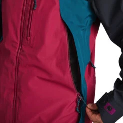 Airblaster Beast 3L Snowboard Jacket - Black/Spruce/Plum -Famous Skate Shop 847678176152 3