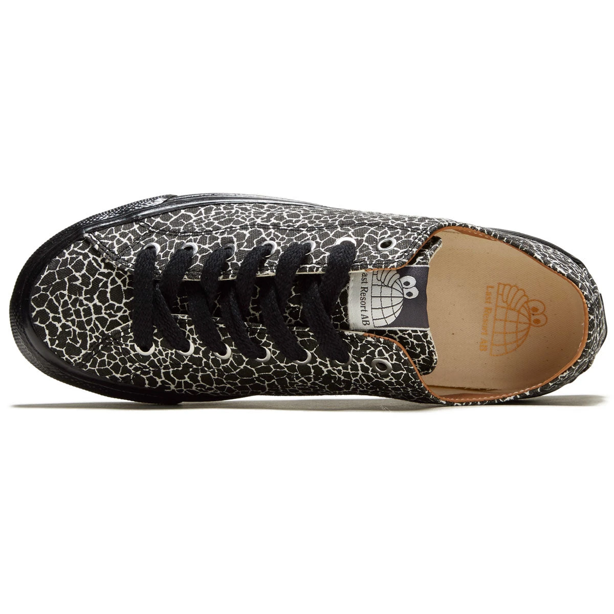 Last Resort AB VM003 Canvas Lo Shoes - Cracked Black/White 5 Last Resort AB VM003 Canvas Lo Shoes - Cracked Black/White - Image 3
