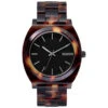 Nixon Time Teller Acetate Watch - Tortoise -Famous Skate Shop 882902564749 1