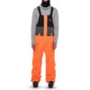 686 Frontier Shell Bib Snowboard Pants - Fluro Orange/Clear Black 1 686 Frontier Shell Bib Snowboard Pants - Fluro Orange/Clear Black -Famous Skate Shop 883510527867 1