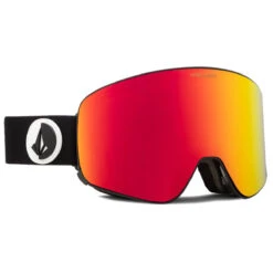 Volcom Odyssey Snowboard Goggles - Gloss Black/Red Chrome -Famous Skate Shop 884932380306 3