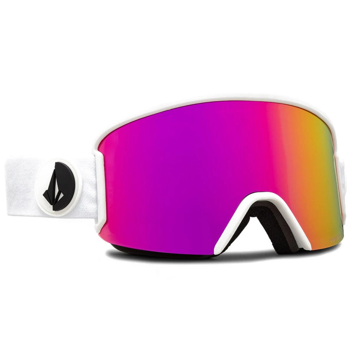 Volcom Garden Snowboard Goggles - Matte White/Pink Chrome 5 Volcom Garden Snowboard Goggles - Matte White/Pink Chrome - Image 3