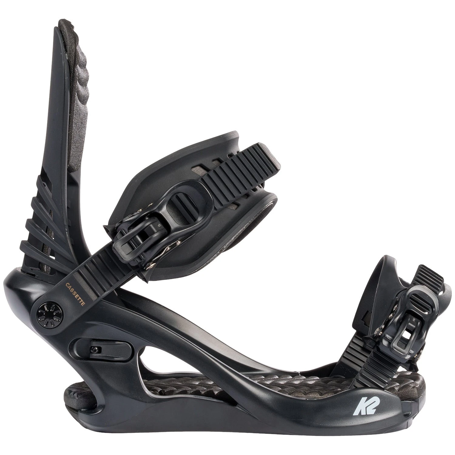 K2 Cassette 2023 Snowboard Bindings - Black 4 K2 Cassette 2023 Snowboard Bindings - Black - Image 2