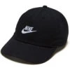 Nike Heritage86 Futura Washed Hat - Black/Black/White -Famous Skate Shop 887229821650 1