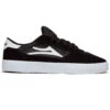 Lakai Cambridge Shoes - Black/White Suede -Famous Skate Shop 888401922004 1