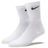 Nike Everyday Lightweight Training Crew Socks - White/Black -Famous Skate Shop 888407237270 1