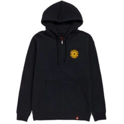 Spitfire Classic '87 Swirl Zip Up Hoodie - Navy/Gold