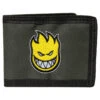 Spitfire Bighead Fill Wallet - Charcoal/Yellow -Famous Skate Shop 888560292239 1