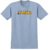 Venture Throw T-Shirt - Light Blue/Yellow/Black -Famous Skate Shop 888560293526 1